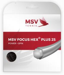 MSV Racordaj tenis MSV Focus Hex Plus 25 (12 m) - black (7082/7083/7090)