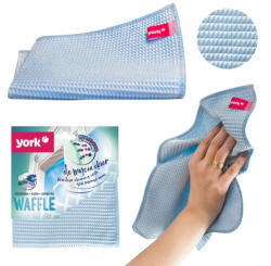 York 24 x Mikroszálas kendő ablak tisztításhoz 1 db - YORK Waffle (026280CS)