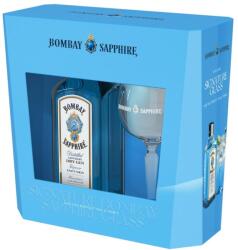 Bombay Sapphire gin + dd, pohár (0, 7l - 40%) - italpark