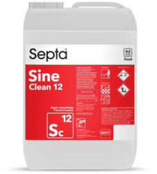 Septa Élelmiszeripari tisztító és fertőtlenítő folyadék SEPTA SINE CLEAN 12 SC12 10L