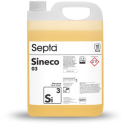 Septa Mosogató folyadék ipari mosogatógépekhez aktív klór nélkül SEPTA SINECO 03 SI3 5L