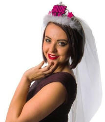  Bride to Be Hosszú Fátylas Tiara Lánybúcsúra