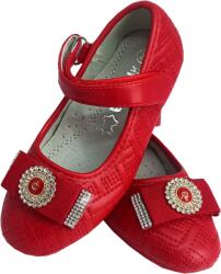 Apawwa Balerinacipő bőr profil r28 17, 5 piros P2-54 (M268)