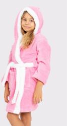 Vienetta Secret Nyuszika lánykafürdőköpeny fülekkel, világos rózsaszín, 134/140