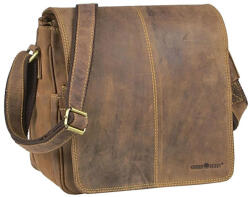  Greenburry uniszex bőr válltáska, oldaltáska (1729-25-brown)