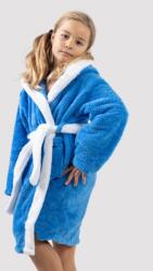 Vienetta Secret Nyuszika gyerekfürdőköpeny fülekkel, kék, 134/140