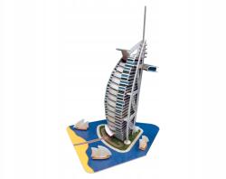 Playtive 3D habszivacs puzzle, Burj al Arab Hotel, híres épületek gyűjtemény, 33 darabos (460586)