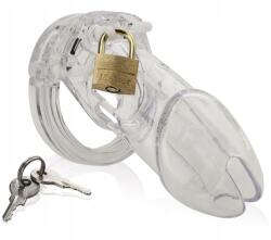  Erény Öv Pénisz Lakattal Erekció Ketrec Szado-mazo (PAS CNOTY NA PENISA Z KŁÓDKĄ KLATKA EREKCYJNA)