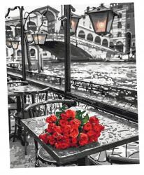 ArtiFly Festmény Számok Szerint Rózsák Az Asztalon 40X50CM (5904473260617)