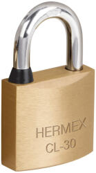 TRUPER HERMEX CL-30 Sárgaréz lakat, 30 mm, 2 kulcs (43427) (T43427)