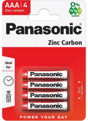 Panasonic Zinc RED féltartós Mikroceruza elem AAA (R03) B4