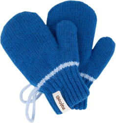 Vlnka Egyujjas gyapjúkesztyű gyermekeknek pánttal, kék ruházat méretei L