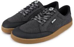 Vlnka Férfi mezítlábas textil tornacipő Oxy, fekete felnőtt cipő méret 41