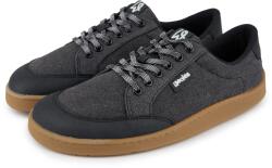 Vlnka Női mezítlábas textil tornacipő Oxy, fekete felnőtt cipő méret 38