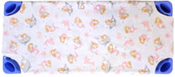 Kétrétegű Gumifüles Lepedő óvodai fektetőre - 58x130 cm / Sellő mintás