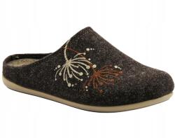 Inblu Női Papucs Inblu GF-30 Barna Kényelmes Puha Filc Hímzéssel (GF000030.021)