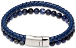 Unique & Co - Férfi bőr karkötő - B498BLUE (B498BLUE-19)