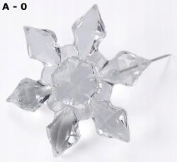  Hópehely Műanyag Átlátszó 37MM 4DB (#219)