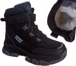 Clibee Tépőzáras, cipzáras melegítő téli cipő r. 26 Fekete P5-204 (HB3645204)