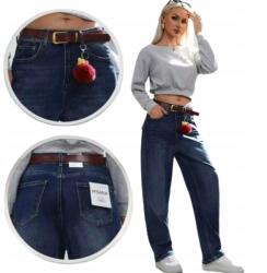 M. Sara Laza Divatos Széles Balloon Farmer Nadrág Prémium Kulcstartóval M. sara M