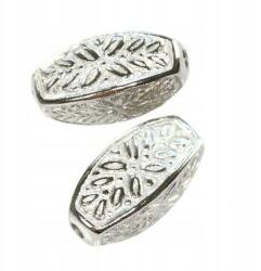  Díszített Vázák Műanyag Ezüst 14x7MM 10DB