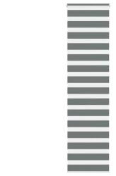 VidaXL Zebra roló, sötétszürke, szövetszélesség 50, 9 cm, poliészter (4014174)