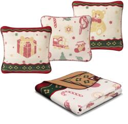 Villeroy and Boch V&B Toy's Delight töltött díszpárna szett pléddel 4részes (8134000)