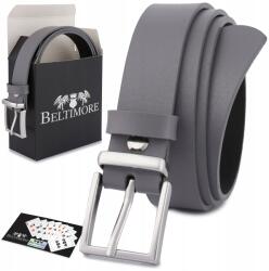 Beltimore Női bőr öv nadrághoz, ruhához, szürke természetes bőr, 2, 4 cm széles, Beltimore (O07_105)