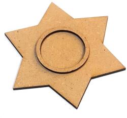  Csillag mécsestartó, MFD. Átmérője: 11 cm