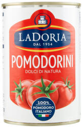 La Doria Pomodorini hámozatlan koktélparadicsom konzerv, 400g (DOR-PNI-400G)