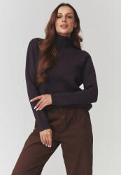 Makadamia Stílusos női garbó | sötétbarna