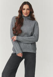 Makadamia Stílusos női garbó | szürke melange