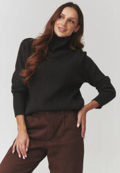 Makadamia Stílusos női garbó | csokoládé színű