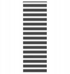 VidaXL Zebra roló, fekete, szövetszélesség 75, 9 cm, poliészter (4014257)