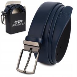 Beltimore Öv bőr öv, prémium minőségű, 3, 5 cm széles, casual stílusú, sötétkék színű, teljes bőr Beltimore (E40_115)