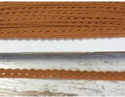  Őzbarna pamut csipke 1cm*2méter
