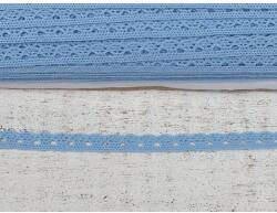  Világoskék pamut csipke 1cm*2méter