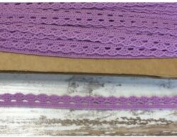  Orgonalila pamut csipke 1cm*2méter
