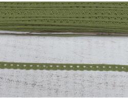  Oliva pamut csipke 1cm*2méter
