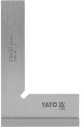 TOYA - Polonia Echer vinclu drept cu talpa 75x50 mm, otel calit, DIN 875, clasa II (70760) Vinclu