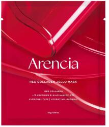 Arencia Red Collagen Jello Mask bőrfiatalító és feszesítő hidrogél maszk kollagénnel, 25 g