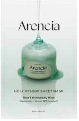 Arencia Holy Hyssop Sheet Mask revitalizáló maszk izsópkivonattal
