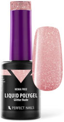 Perfect Nails Liquid Polygel - Glitter Nude - 8ml (PNZL009)
