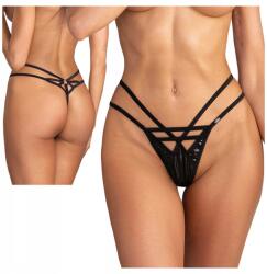 Obsessive szexi latex bugyi tanga Keira Lise fekete L/XL