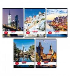 Herlitz A5-ös vonalas füzet - City (400200782)
