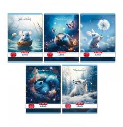 Herlitz A5-ös vonalas füzet 3. osztályos - Wonderland (400200793)