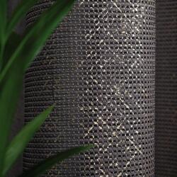  Ólom Függöny Háló Hosszú Nappali Erkély 300cm sötétszürke-arany (79541)