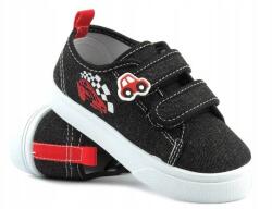 American Club Gyerek Tornacipő American Club Ez A 121/24 Tépőzáras, Autós, Fekete (TEN 121/24)