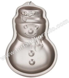  Sütőforma fém, hóember