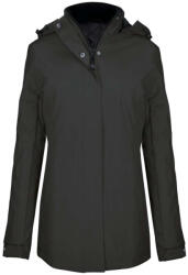 Kariban KA6108 női parka kabát - dark grey szín (ka6108dg-l)